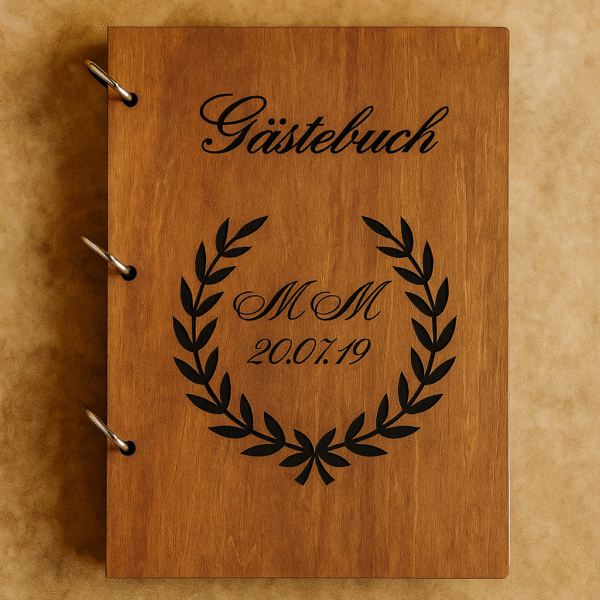 Wooden Menu Display Folder for Hotel Use