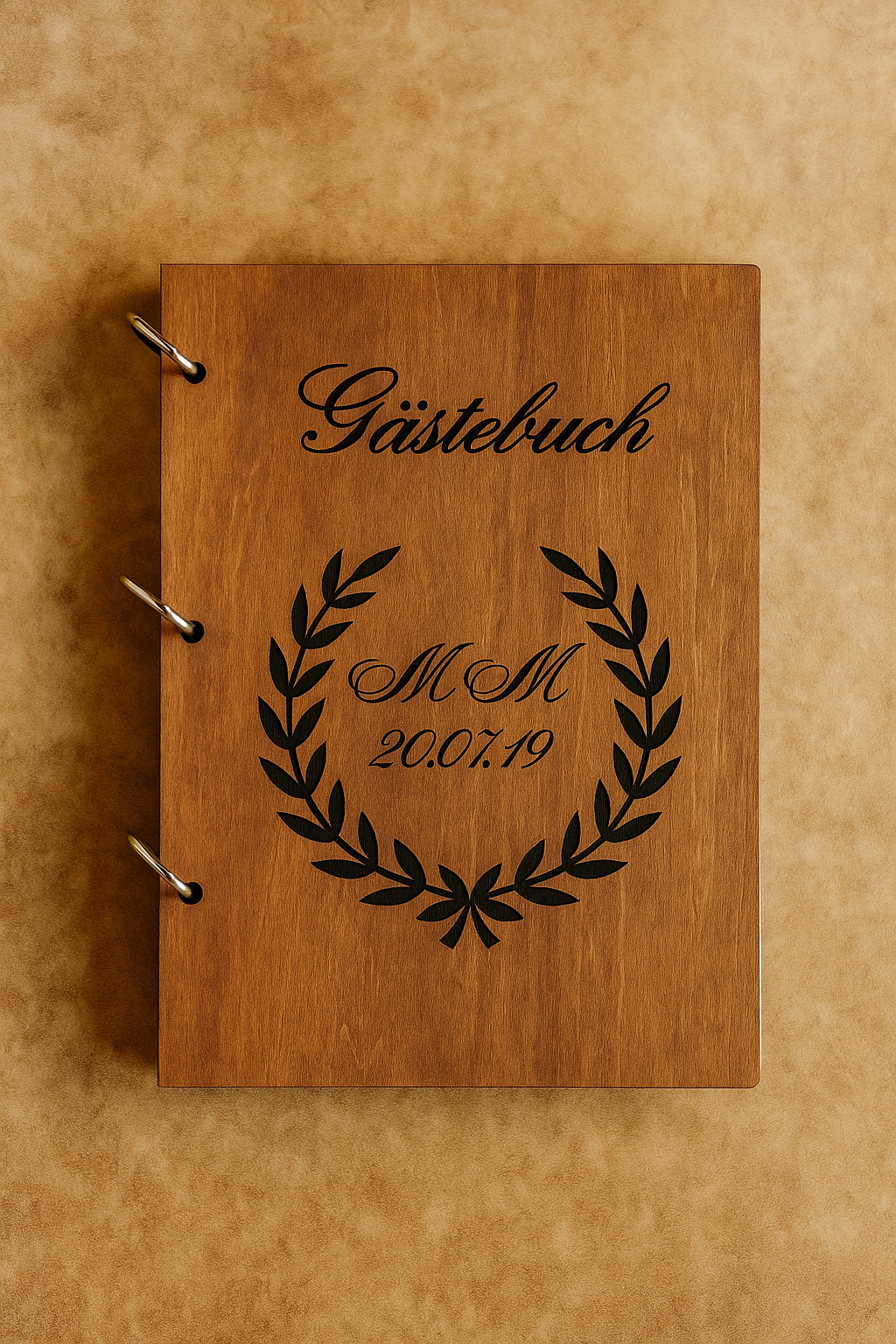 Wooden Menu Display Folder for Hotel Use