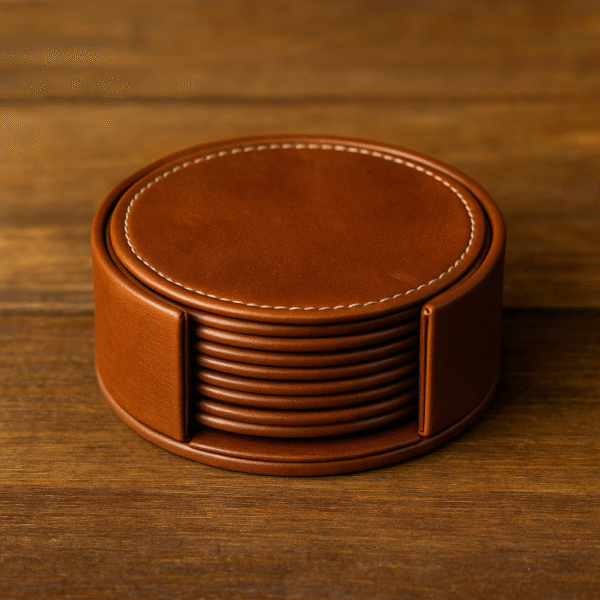 Round Raised Edge Coaster Set Of 4