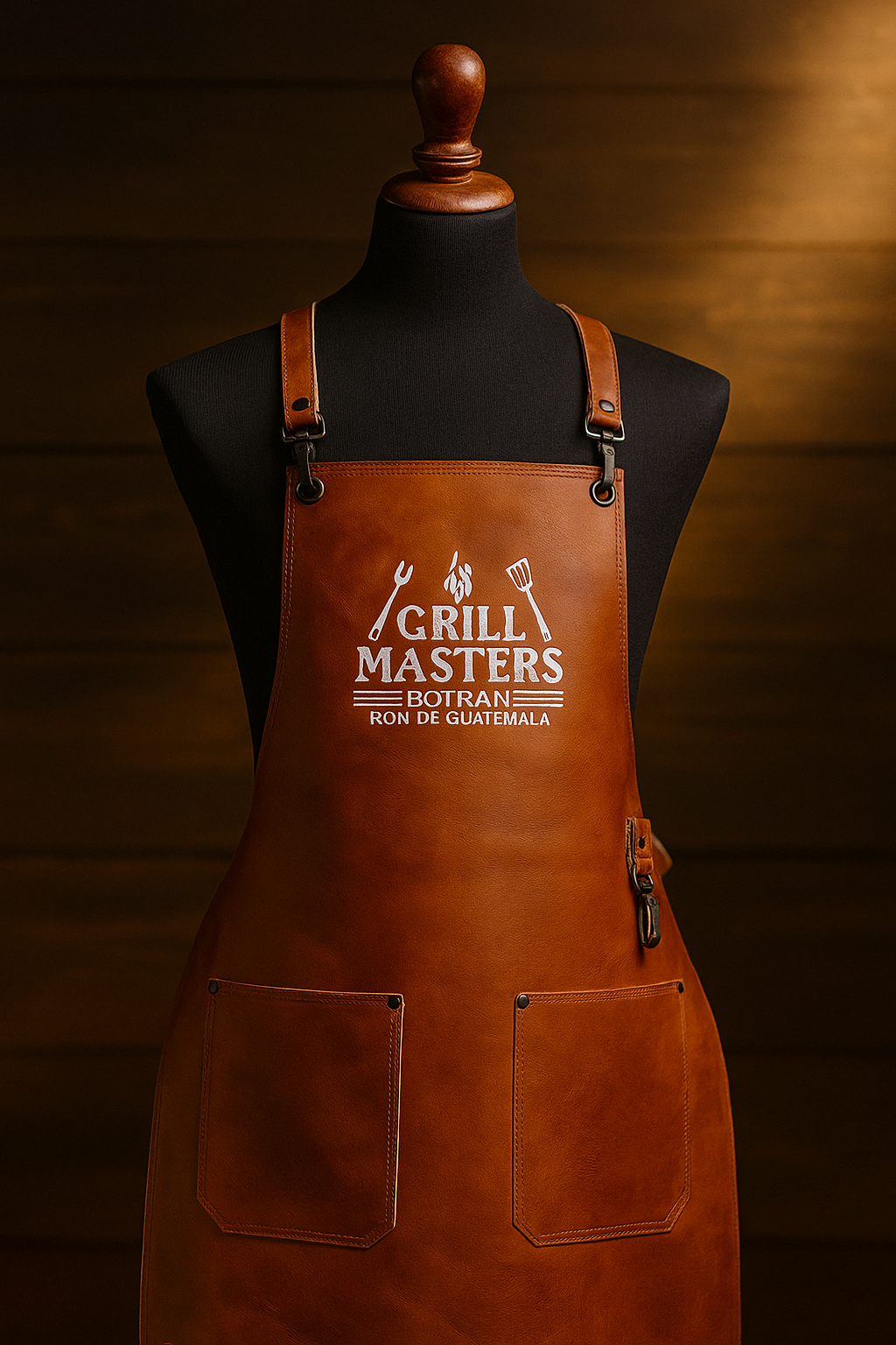 Vintage Premium Leather Tan Apron