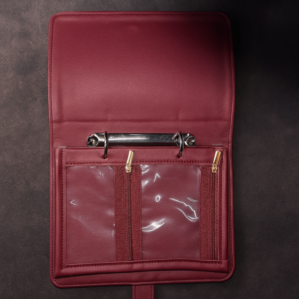 Women's Purse With Snap Closure For Jewelry