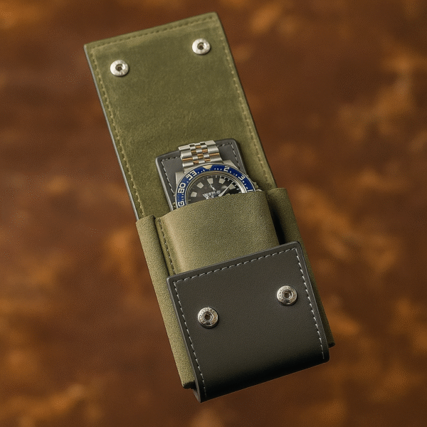 Snigle Slot Suede Leather Watch Cover