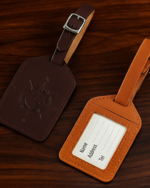 Premium Leather Luggage Tag