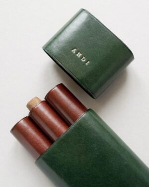 Triple Slot Cigarette Holder With Magnetic Lid