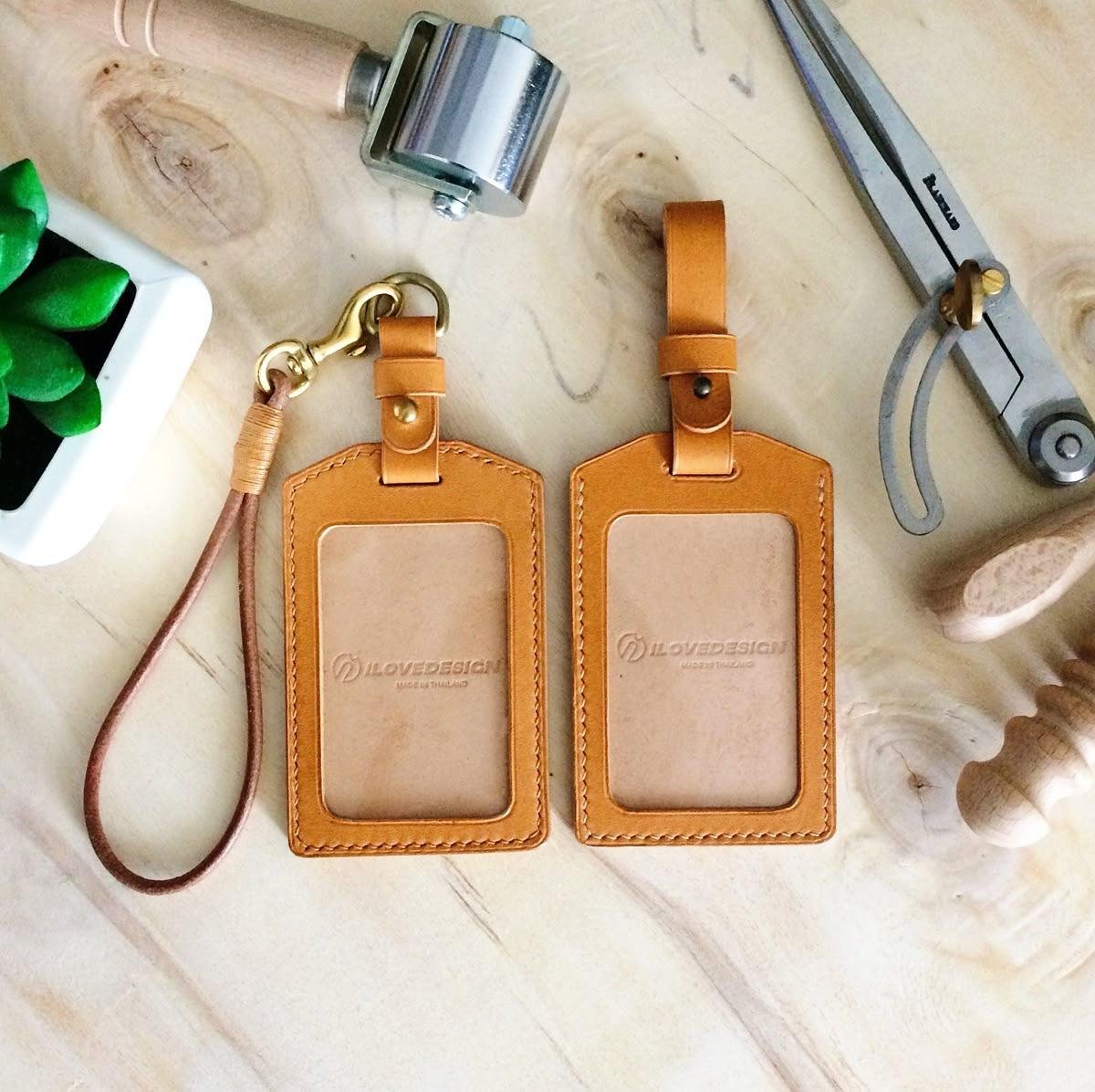 ID Badge Tags with Key Ring