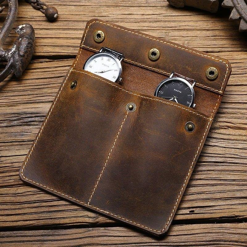 Dual Slot Wallet with Key Ring