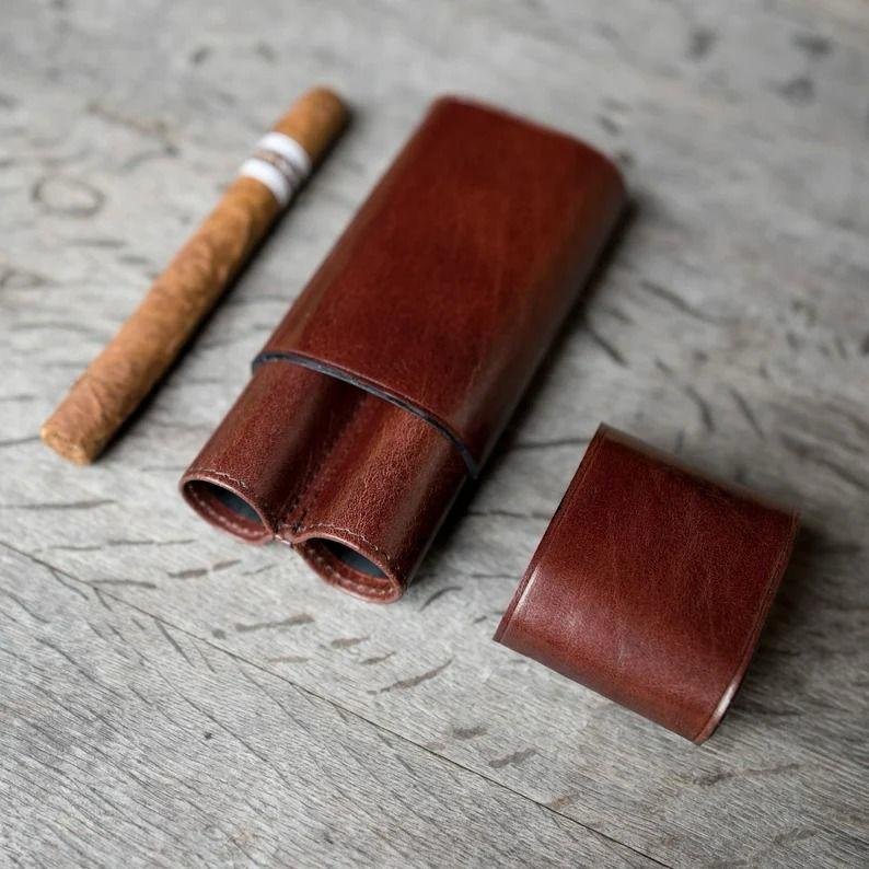 Leather Cigar Holder