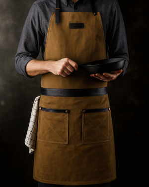 Premium Leather Craftsman Utility Apron