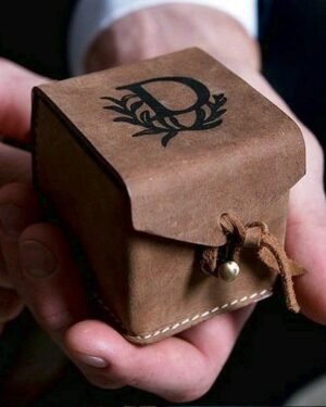 Handcrafted Brown Engraved Luxury Box