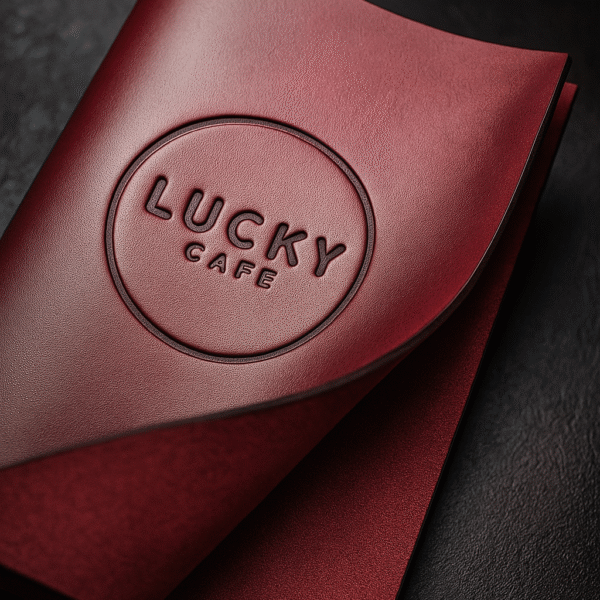 Lucky Charm Red Menu Folder
