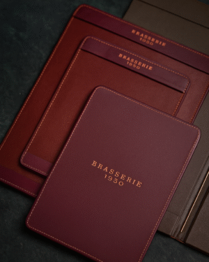 Floral Red Premium Menu Folder