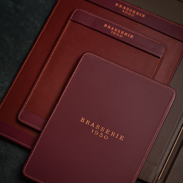 Floral Red Premium Menu Folder