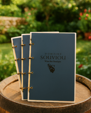 Golden Trim Luxury Menu Folder