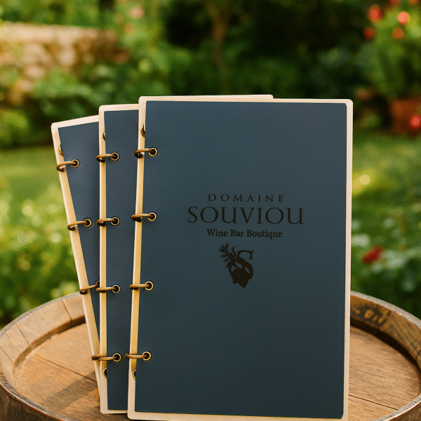 Golden Trim Luxury Menu Folder