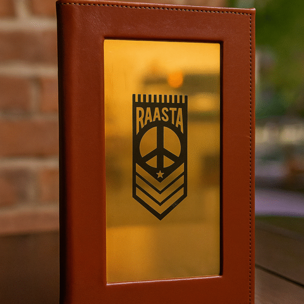 Imported PU Bill Book With Mirror Plating