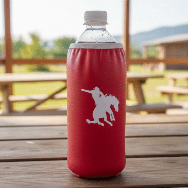 Synthetic Leather Bottle Cover with Logo